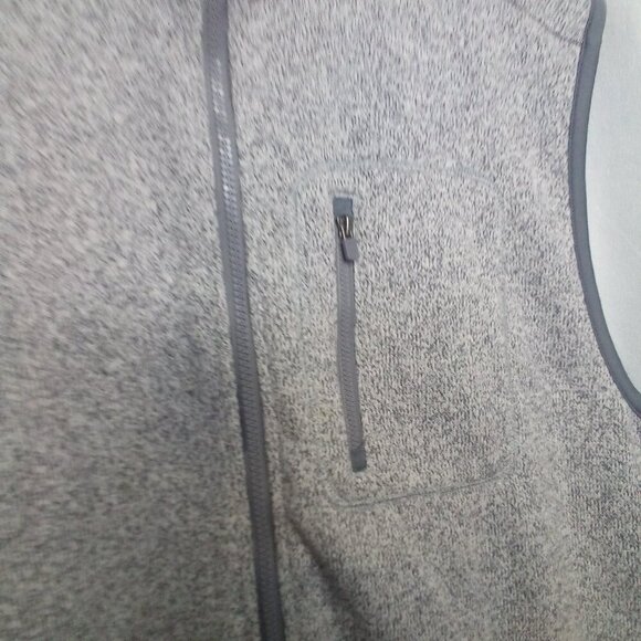 Chaps Vest XL Men Sleeveless Full Zip Pockets Gray - Picture 10 of 16